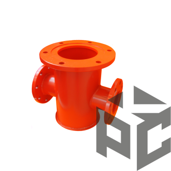 Подставка пожарная стальная ППДФ 125 Ру 10 Техкомплект (усиленная) от производителя "Рускон"