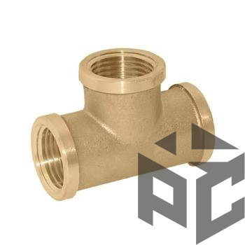 Тройник латунь ВР/ВР/ВР Ду 32 (1 1/4") от производителя "Рускон"