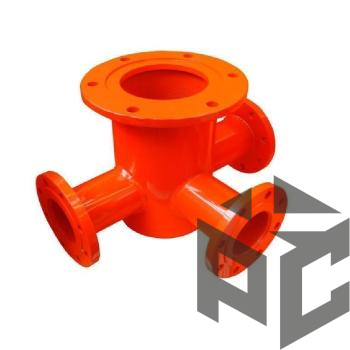 Подставка пожарная стальная ППТФ 250х100 Ру 10 Техкомплект (усиленная) от производителя "Рускон"