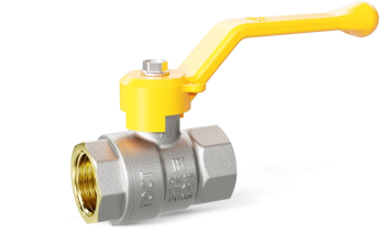 Кран шаровый латунныйLD Pride  газ ВР/ВР Ду 50 (2") Ру 25 рычаг 