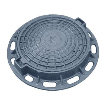 Люк чугунный Т (тяжелый) (К) Ду840х100мм (25т) 2-х ушковый