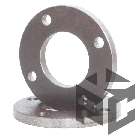 Фланец стальной расточенный под ПЭ втулку Дн 75 Ру 10 (L)  Техкомплект (b=14мм) от производителя "Рускон"
