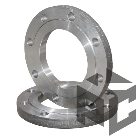 Фланец сталь 09Г2С плоский Ду 100 Ру 10 ГОСТ 33259 без обработки от производителя "Рускон"