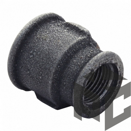 Муфта переходная чугун ВР/ВР Ду 15x25 (1/2"х1") от производителя "Рускон"